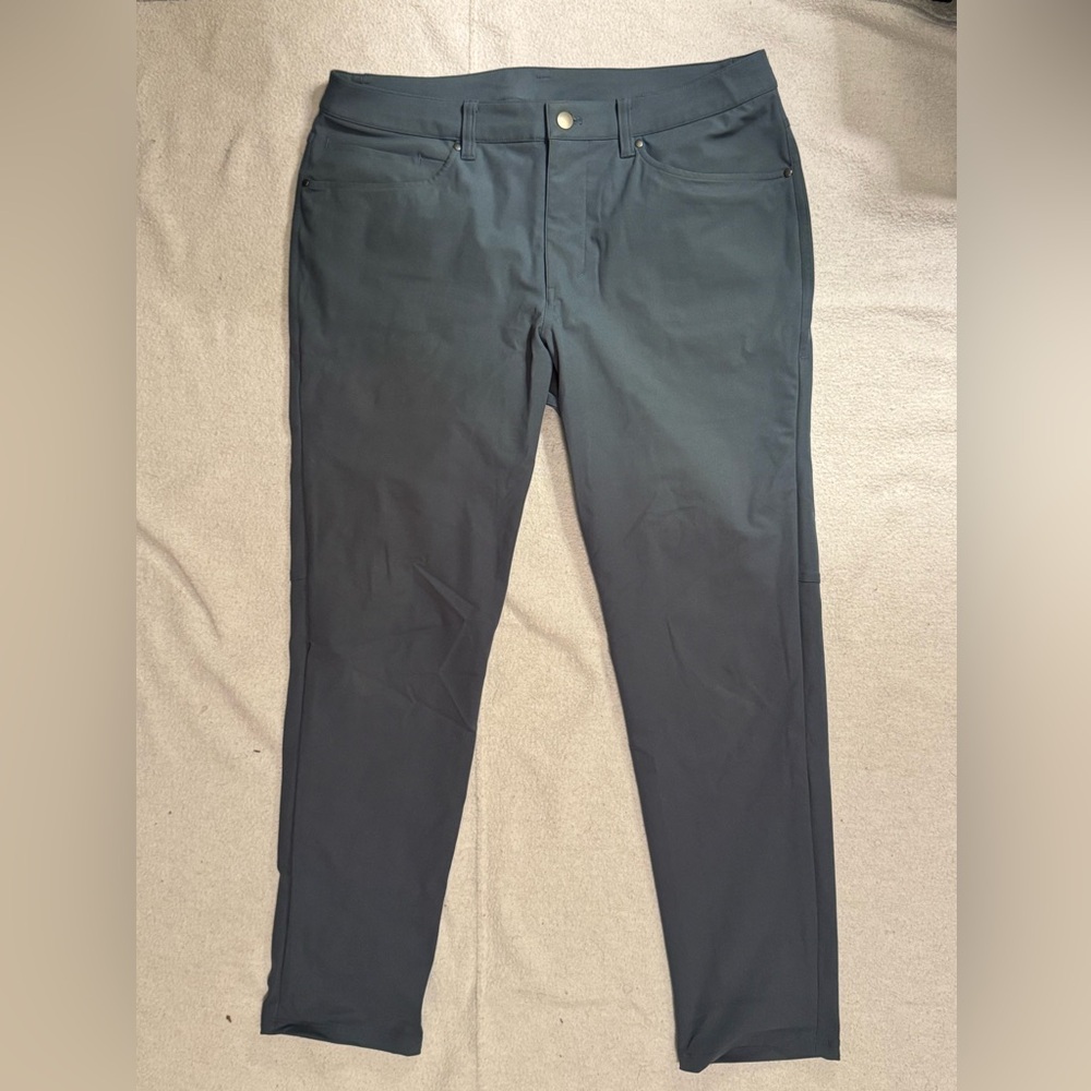 Lululemon ABC Pants Slim Iron Blue 33x30